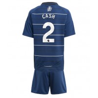 Echipament fotbal Aston Villa Matty Cash #2 Tricou Treilea 2024-25 pentru copii maneca scurta (+ Pantaloni scurti)